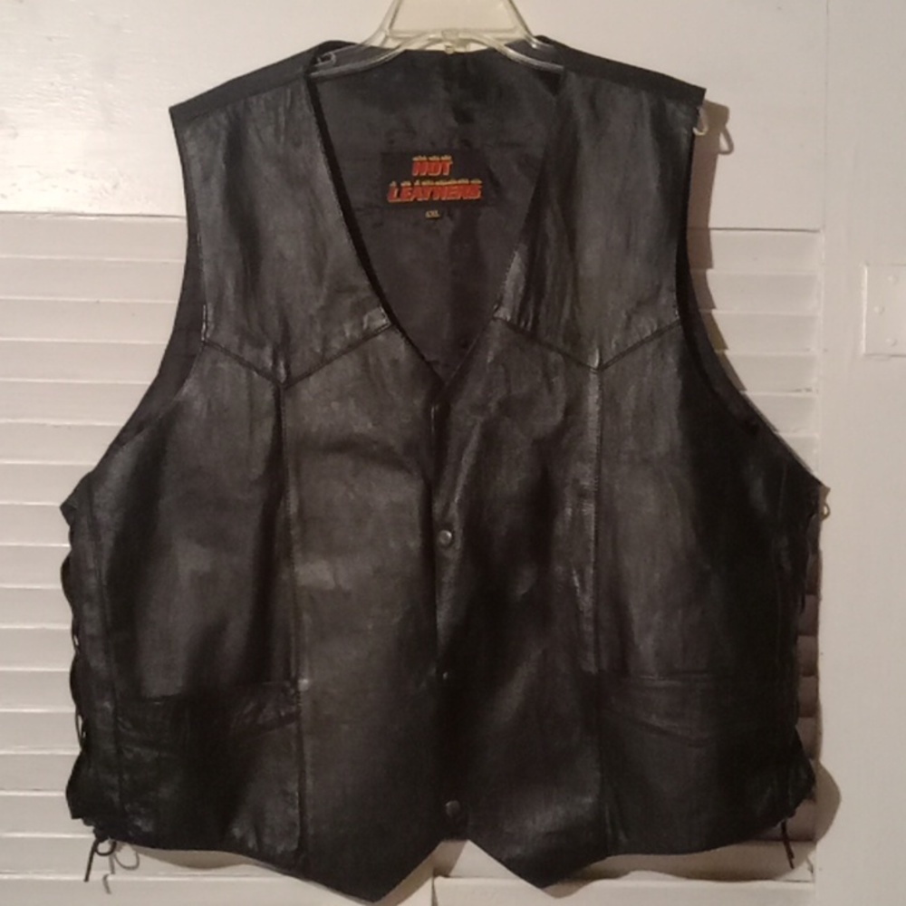 Hot Leather Vest